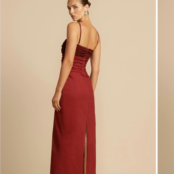 Arcina Ori Kinsley Dress in Wine - Picture 2 of 2